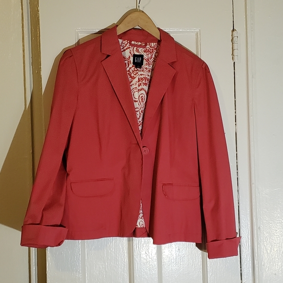 Gap: Salmon Color Blazer - Picture 3 of 9